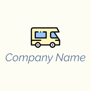 Motorhome logo on a Ivory background - Auto & Voertuig