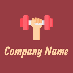 Wild Watermelon Dumbbell on a Mexican Red background - Domaine sportif