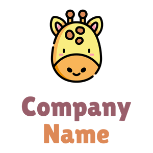 Dots Giraffe on a White background - Tiere & Haustiere