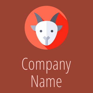 Goat logo on a Tia Maria background - Animales & Animales de compañía