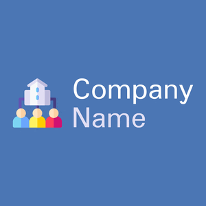 Corporate logo on a Steel Blue background - Zakelijk & Consulting