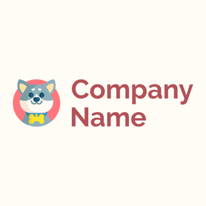 Pet collar on a Floral White background - Dieren/huisdieren