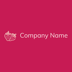 Strawberry logo on a Cardinal background - Environnement & Écologie
