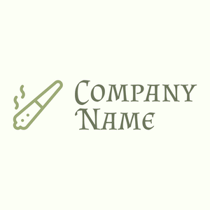 Marijuana logo on a Ivory background - Agriculture