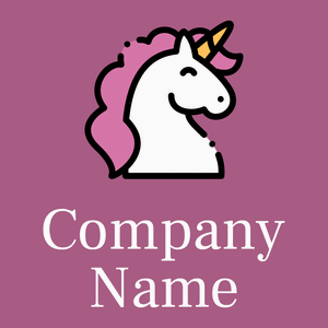 Unicorn logo on a Tapestry background - Entertainment & Kunst