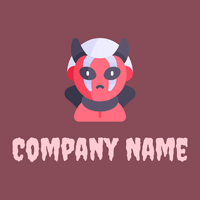 Evil logo on a Solid Pink background - Religión