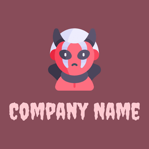 Evil logo on a Solid Pink background - Religión