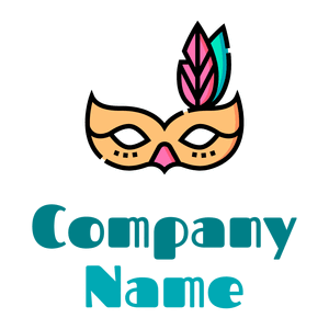 Mask logo on a White background - Arte & Intrattenimento