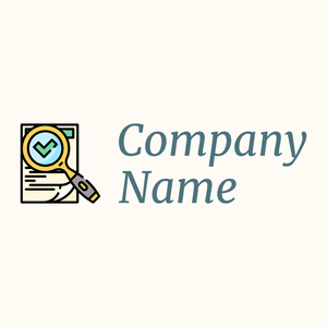 Approved logo on a Floral White background - Abstracto