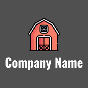 Barn on a Liver background - Landwirtschaft