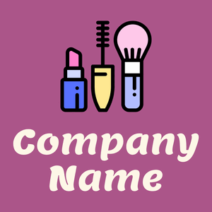 Makeup logo on a Royal Heath background - Moda & Belleza