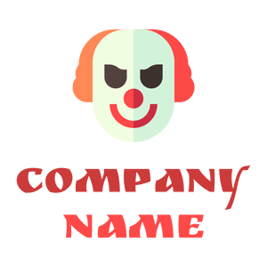 Clown on a White background