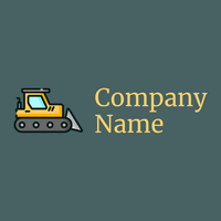 Cyprus Excavator on a Smalt Blue background - Animali & Cuccioli
