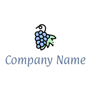 Grapes logo on a White background - Agricoltura