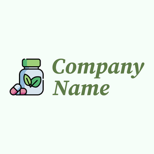 Homeopathy logo on a Mint Cream background - Médicale & Pharmaceutique