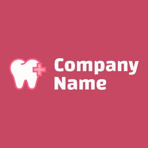 Dental care logo on a Cabaret background - Medical & Pharmaceutical