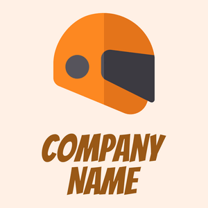 Helmet logo on a Seashell background - Construction & Outils
