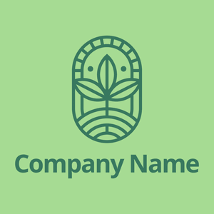 growing plant in field logo - Environnement & Écologie