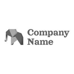 origami Elephant on a White background - Animais e Pets