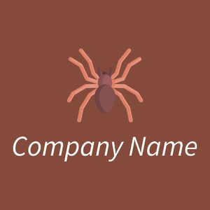Spider logo on a Nutmeg background - Animais e Pets
