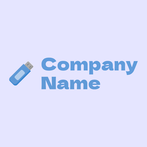Usb drive logo on a Ghost White background - Rechner