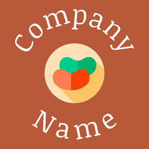 Jelly beans logo on a Smoke Tree background - Essen & Trinken