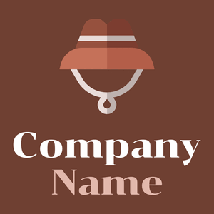 sun hat logo on a Copper background - Mode & Beauté