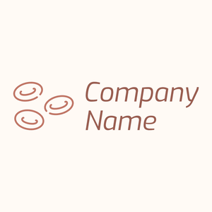 Blood cells logo on a Seashell background - Abstracto