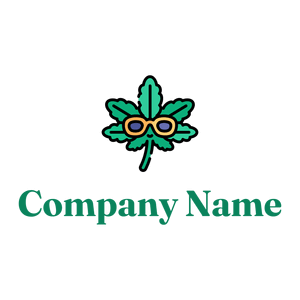 Weed logo on a White background - Domaine de l'agriculture