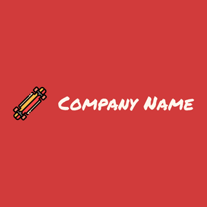 Longboard logo on a Persian Red background - Spiele & Freizeit