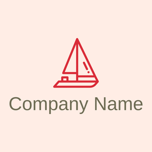 Yacht logo on a Seashell background - Automobili & Veicoli