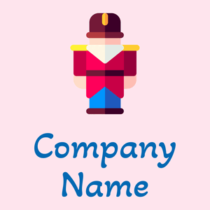 Nutcracker logo on a Lavender Blush background - Abstrakt