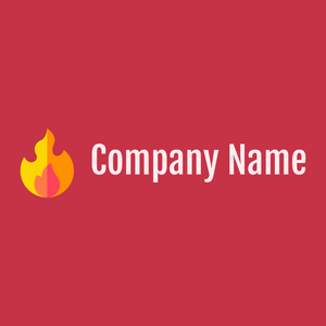 Fire on a Old Rose background - Seguridad
