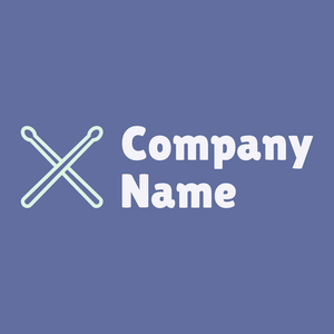 Drumsticks logo on a Waikawa Grey background - Arte & Intrattenimento