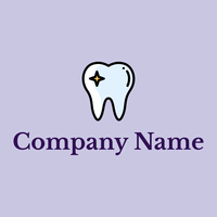 Tooth logo on a Melrose background - Médicale & Pharmaceutique