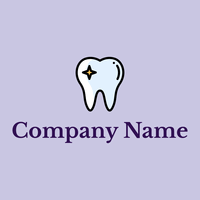 Tooth logo on a Melrose background - Medicina & Farmacia