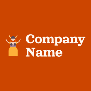 Opera logo on a Tenne (Tawny) background - Divertissement & Arts