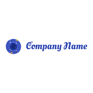 Black hole logo on a White background - Abstrato