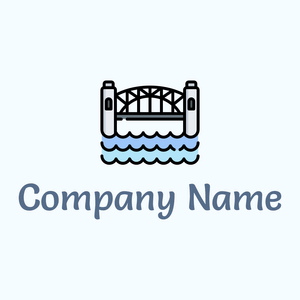 Sydney harbour bridge logo on a Alice Blue background - Automobili & Veicoli