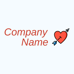 Cupid logo on a Alice Blue background - Rencontre