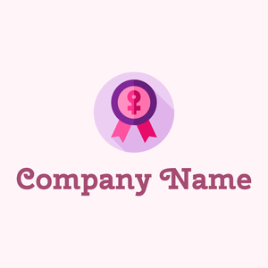 Ribbon logo on a Lavender Blush background - Communauté & Non-profit