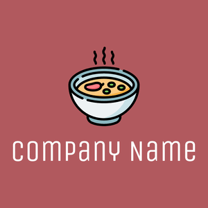 Hot soup on a Blush background - Nourriture & Boisson