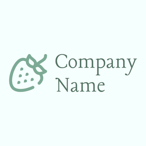 Strawberry logo on a Azure background - Milieu & Ecologie