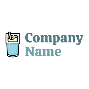 Yoghurt logo on a White background - Essen & Trinken