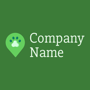 Zoo logo on a Japanese Laurel background - Animali & Cuccioli