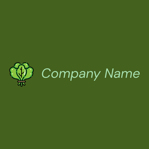 Spinach logo on a Verdun Green background - Agriculture