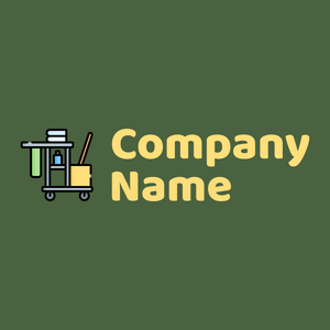 Cleaning cart logo on a Tom Thumb background - Limpieza & Mantenimiento