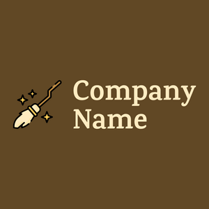 Broom logo on a brown background - Cleaning & Maintenance