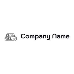 Wood logo on a White background - Milieu & Ecologie