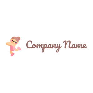 Peach Dancer on a White background - Arte & Intrattenimento